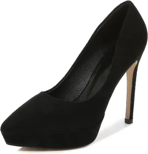 12CM/4.72IN Women's Sexy Closed Toe Platform High Heels Stiletto Dress Suede High Heeled Wedding Party Office Pumps Shoes