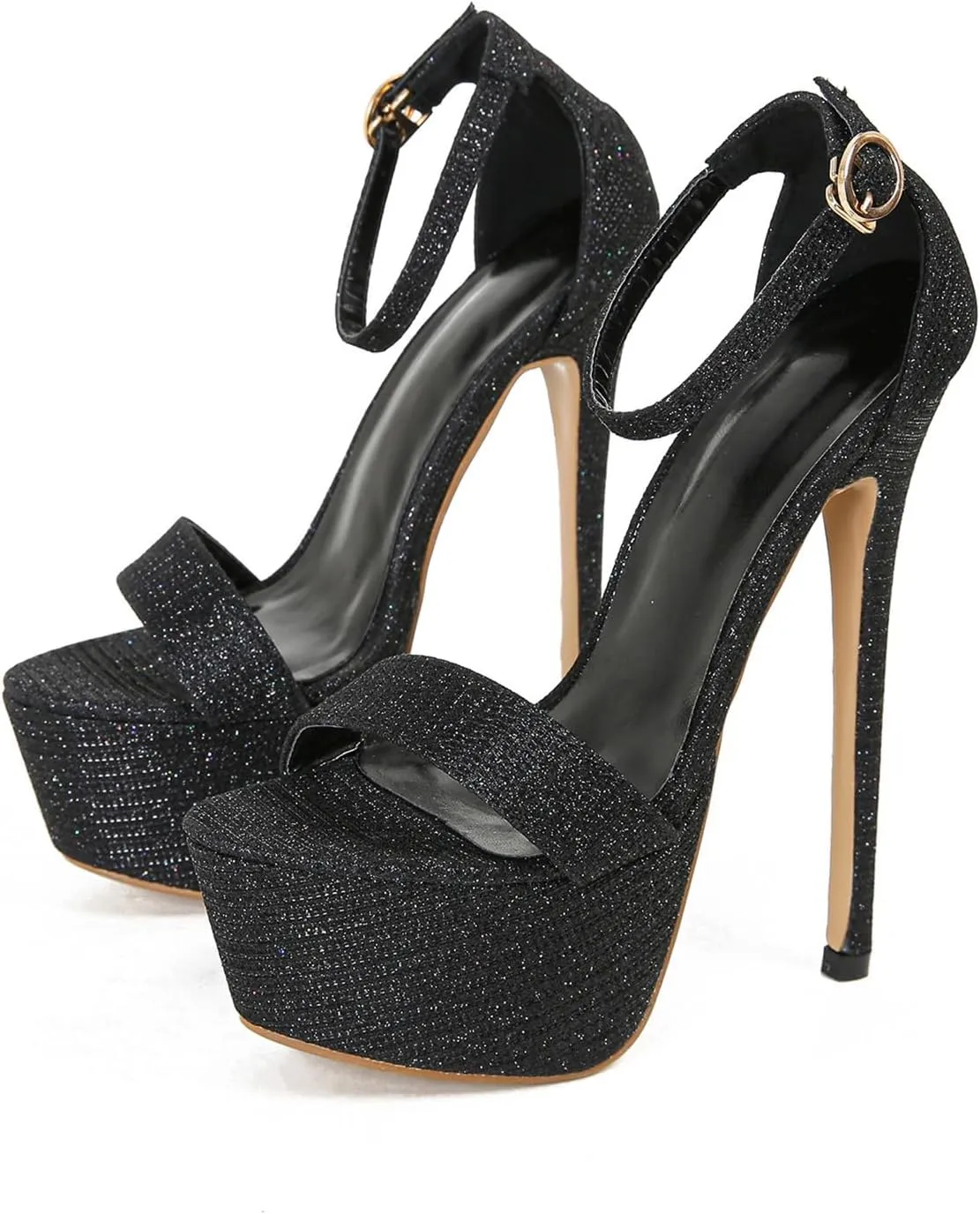 16CM/6.30IN Women's Fashion Platform High Heels Sandals Stiletto Ladies Sexy Pumps Shoes for Dress Wedding Party Office