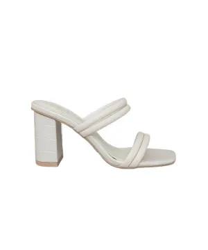 Angela - Strappy Alligator Heel