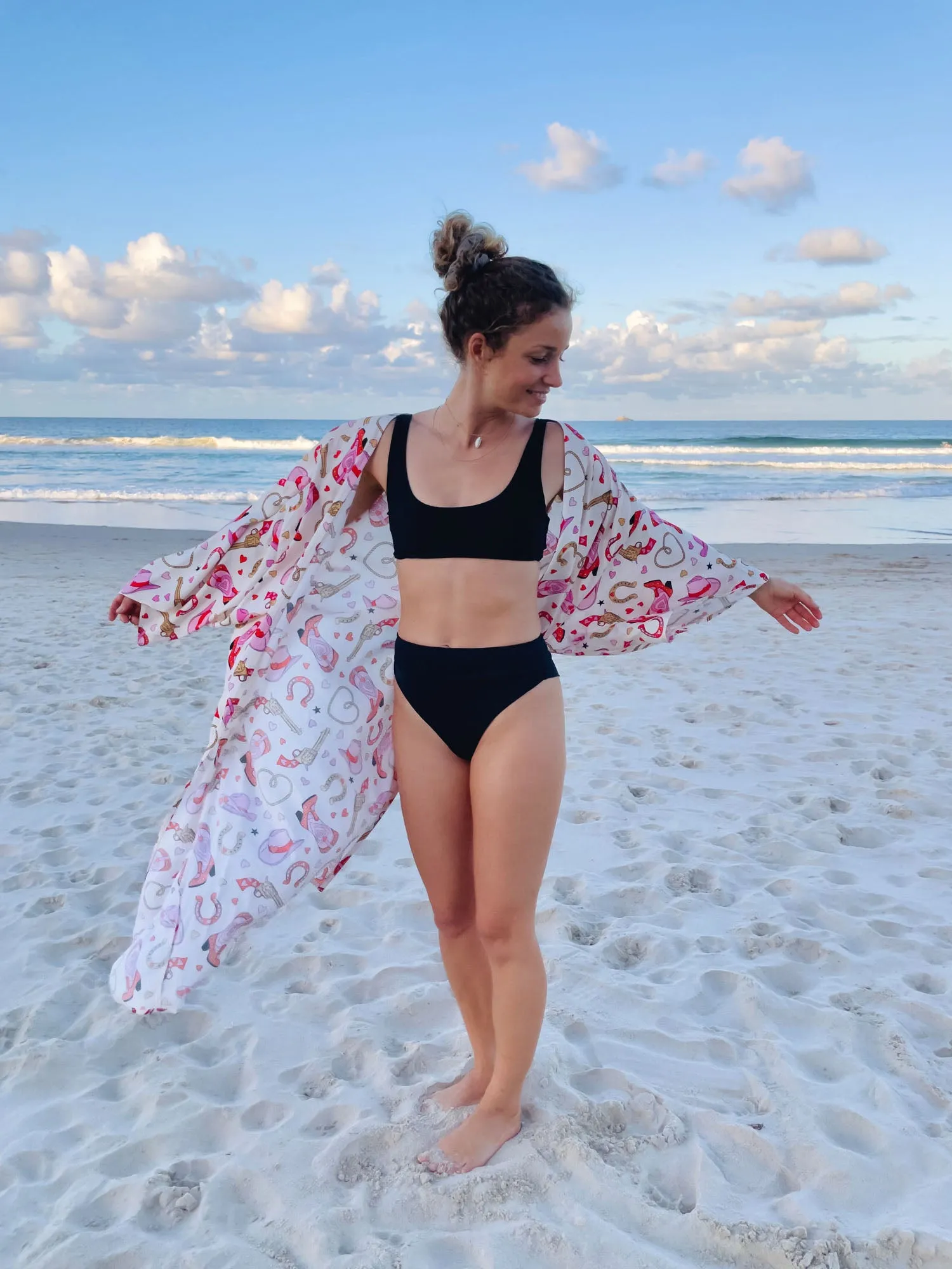 Ayla Maxi Kimono - Rodeo Romance