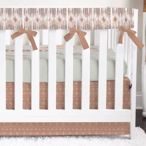 Boho Desert Mudcloth Personalized Crib Bedding Set