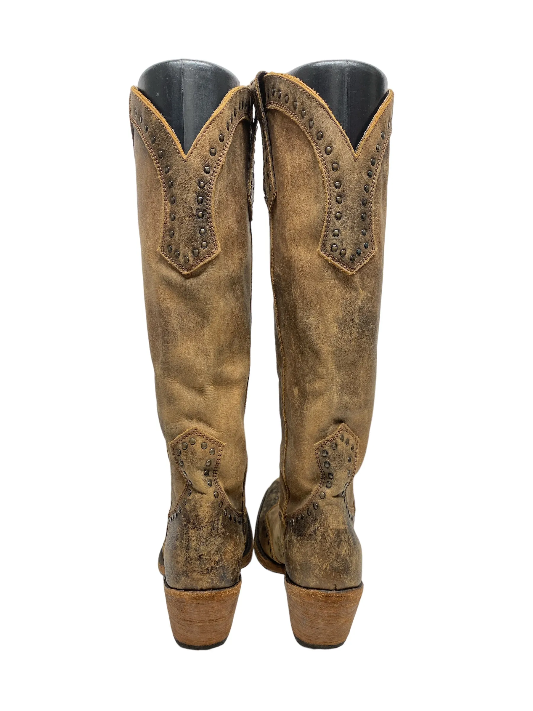 Brown Boots Western Liberty Black, Size 5.5