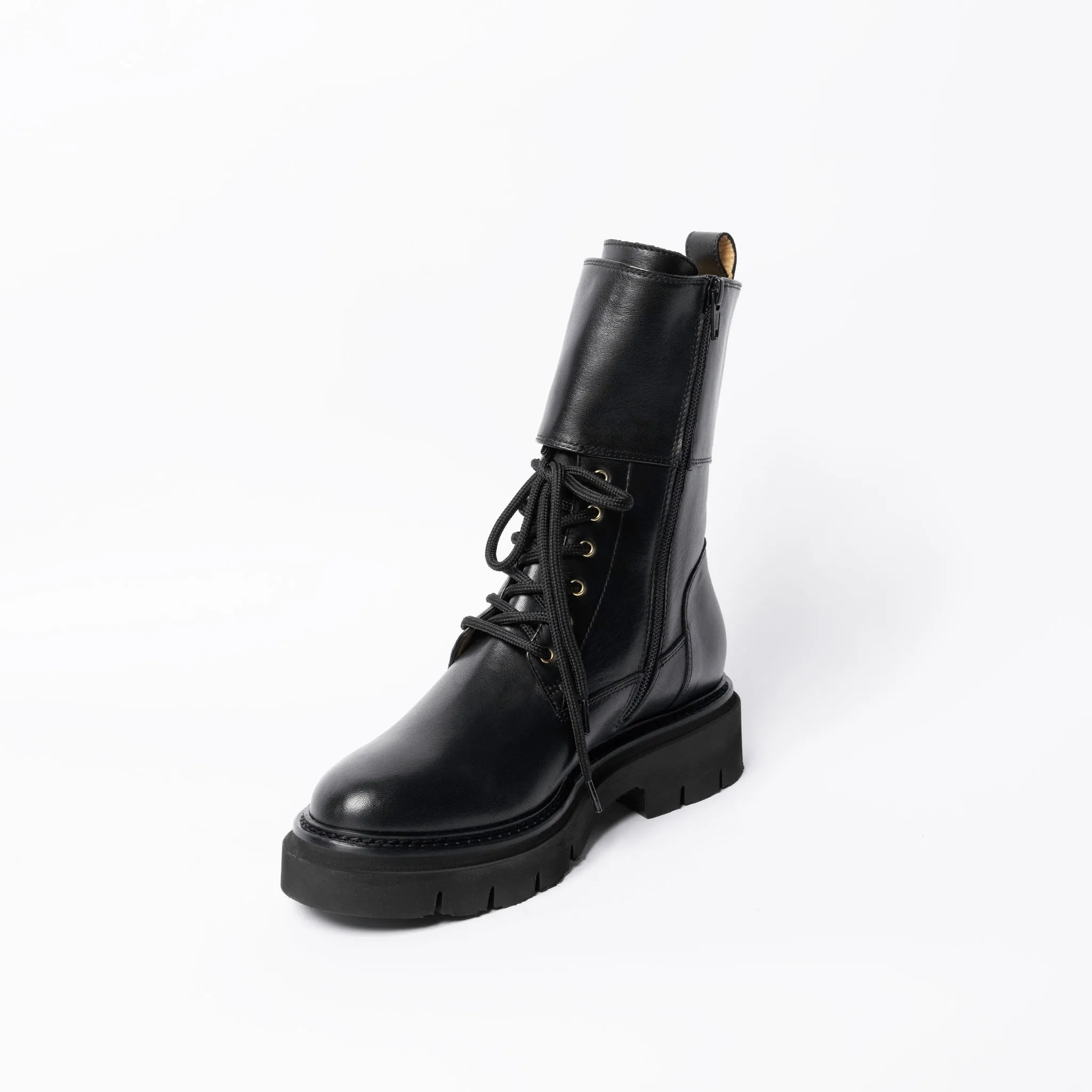 Buckled Combat Boots