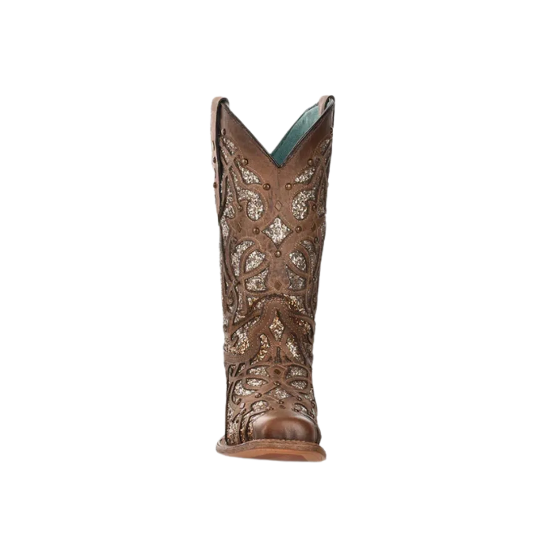 Corral Women's Glittered Square Toe Oryx Boots