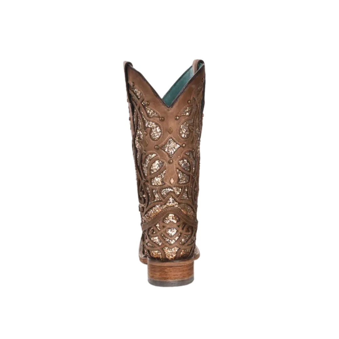Corral Women's Glittered Square Toe Oryx Boots