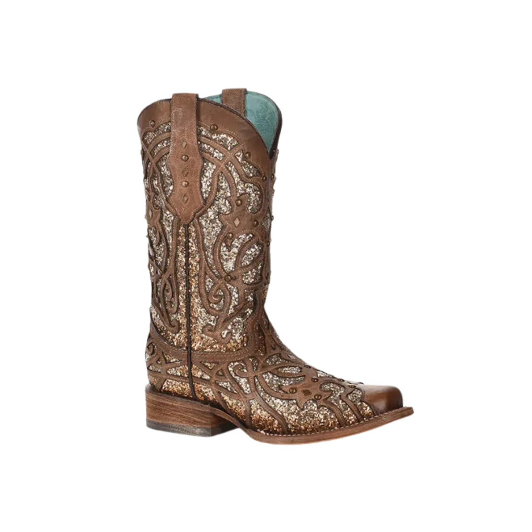 Corral Women's Glittered Square Toe Oryx Boots
