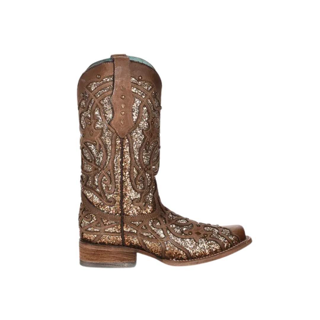 Corral Women's Glittered Square Toe Oryx Boots