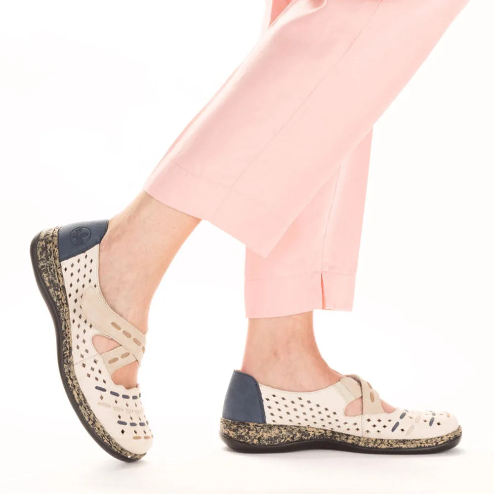 Daisy Cross Strap Loafer (46378)