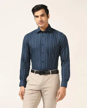 Formal Navy Striped Shirt - Modak