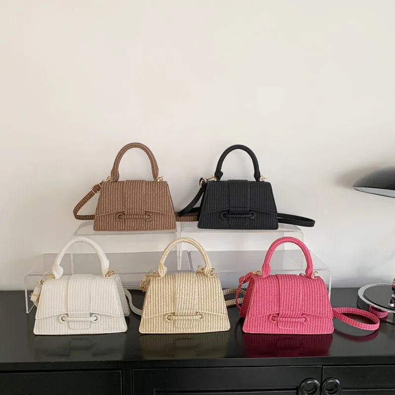 French Fashion Casual Simple Western Style Simple Fashion Shoulder Messenger Bag