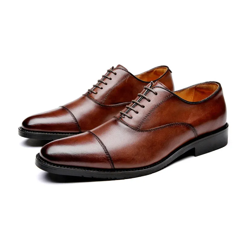 genuine leather dress shoes