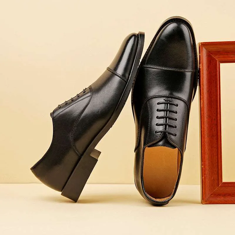 genuine leather dress shoes