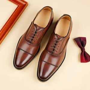 genuine leather dress shoes