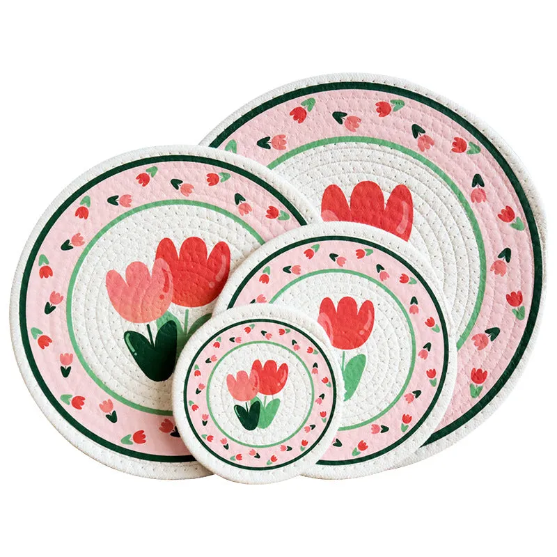 Home Dining Table Coaster Western-style Placemat