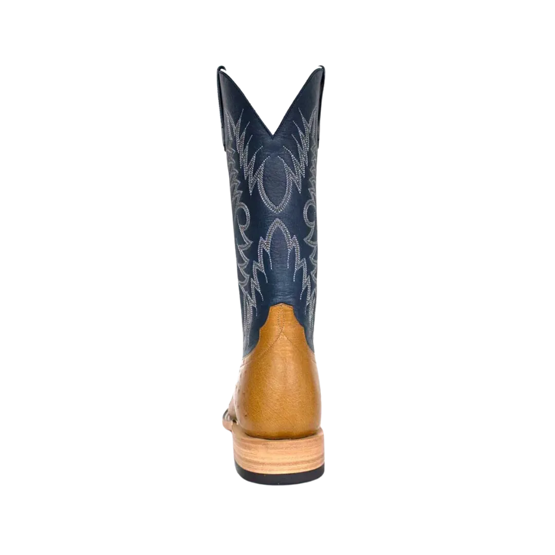 Horse Power Men's Antique Saddle Smooth Blue Kombat Boots