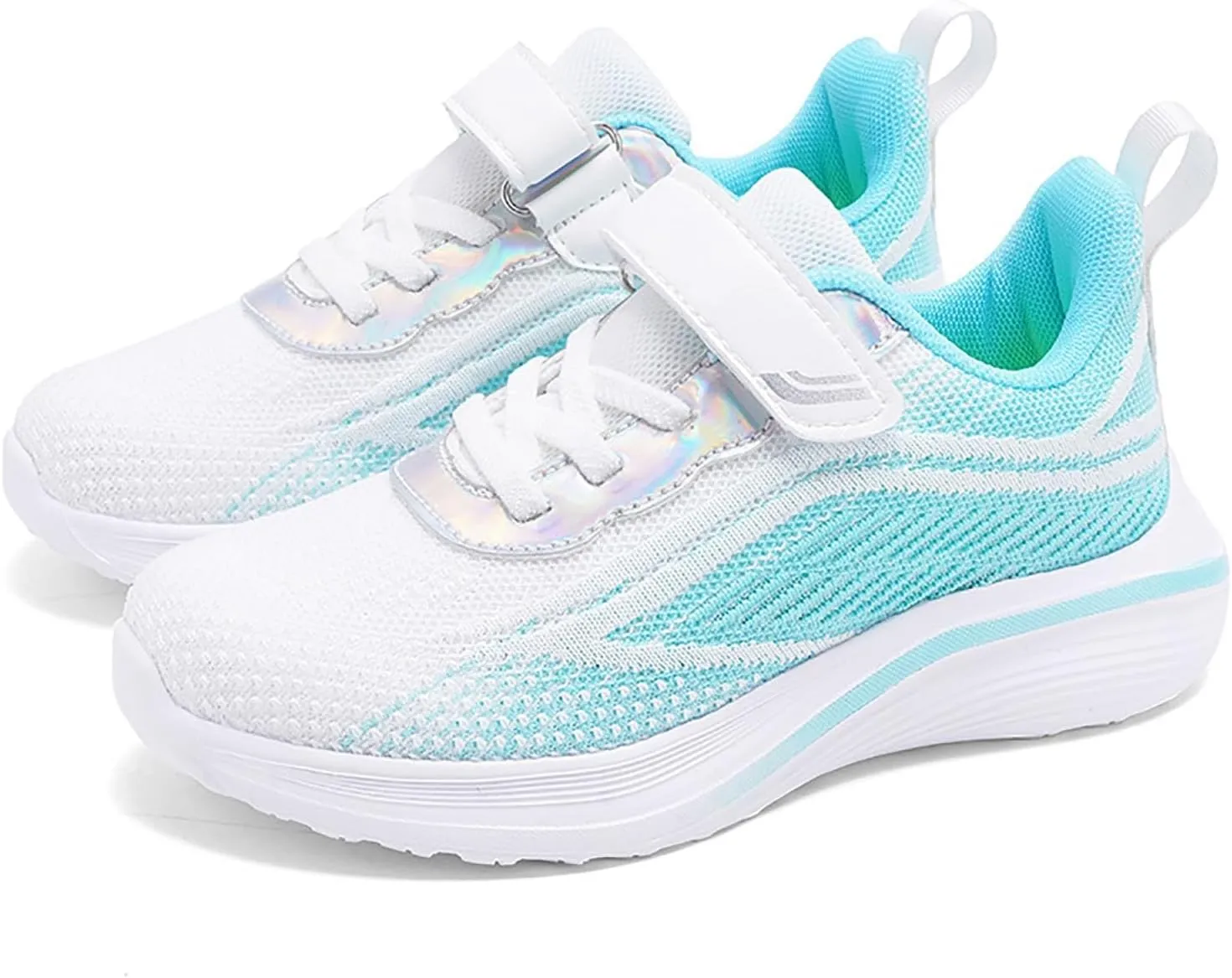 IWIHMIV Girls Athletic Shoes Toddler Tennis Shoes Sneakers for Boys Running Shoes Girls Boys Casual Breathable Sports Shoes