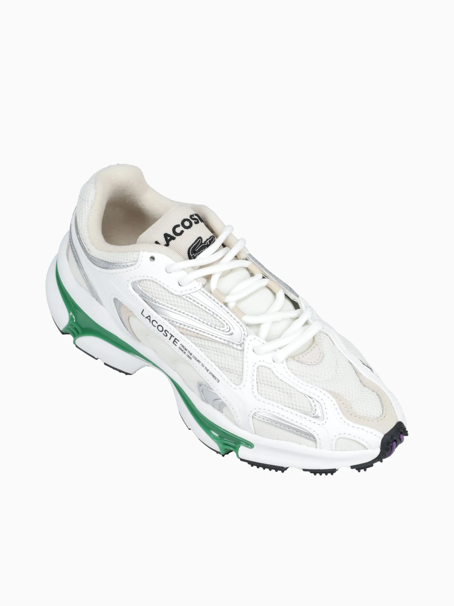 L 003 2k24 Wht Grn mesh