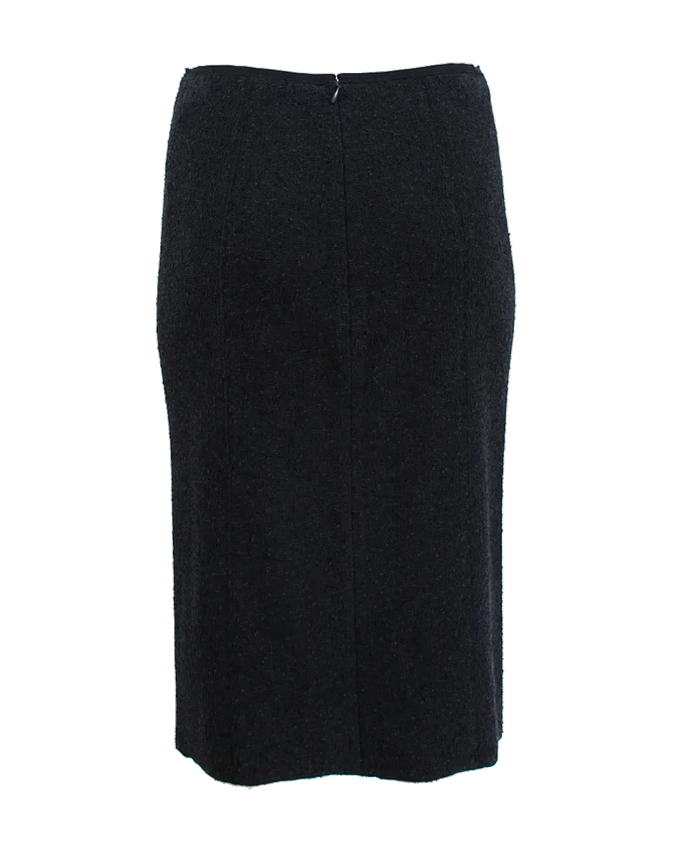Light Weight Tweed Pencil Skirt