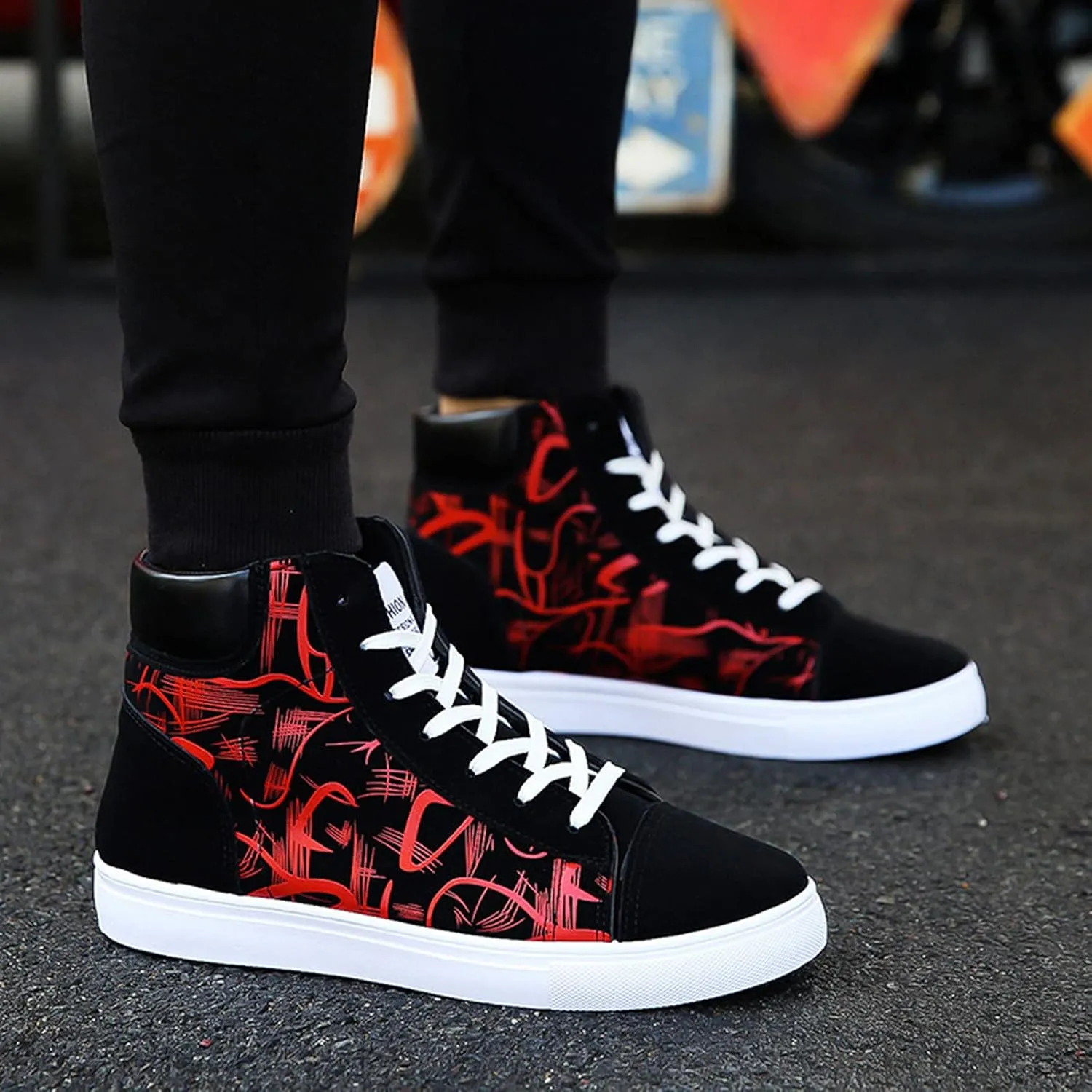 Mens Breathable Slip On Dress Shoes Slip On Lightweight Breathable Fashion Sneaker Elastic Fly Woven Mesh Shoes
