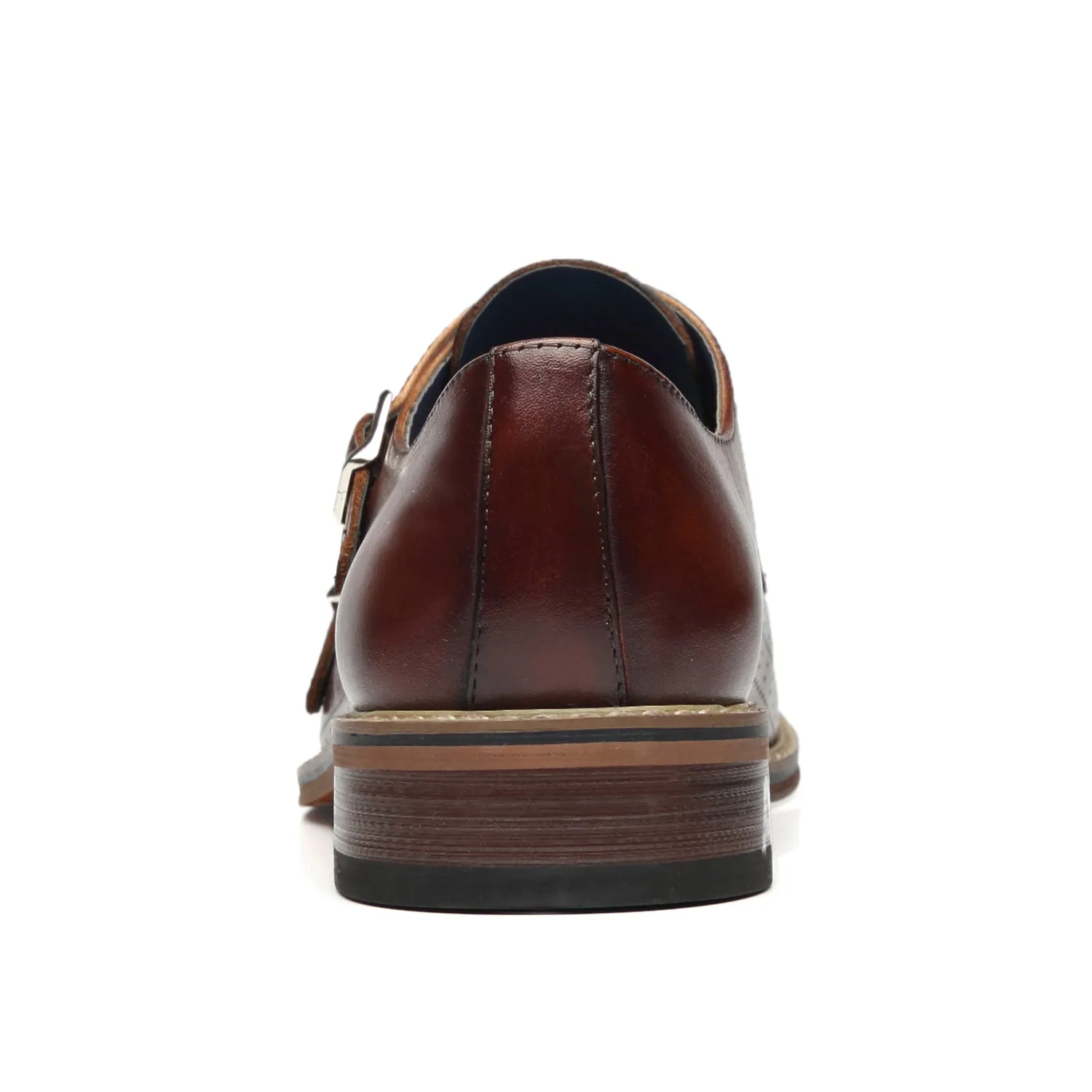 Men's Monk Strap Mendez-1-Brown