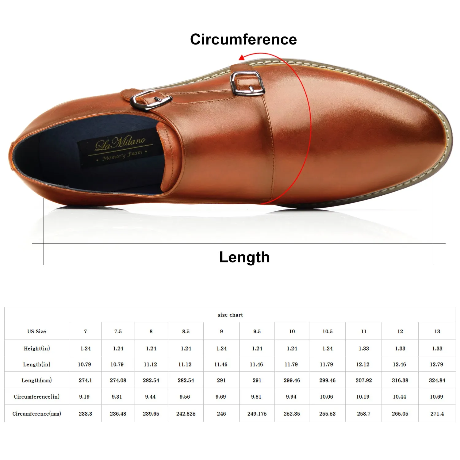 Men's Monk Strap Mendez-1-cognac