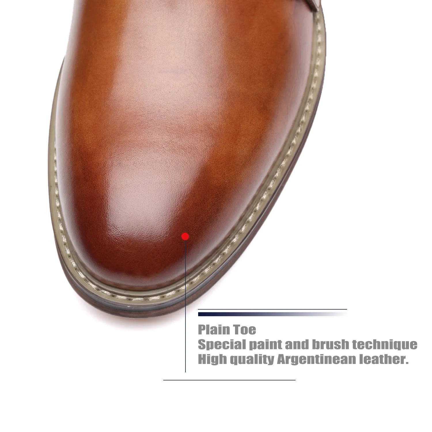 Men's Monk Strap Mendez-1-cognac
