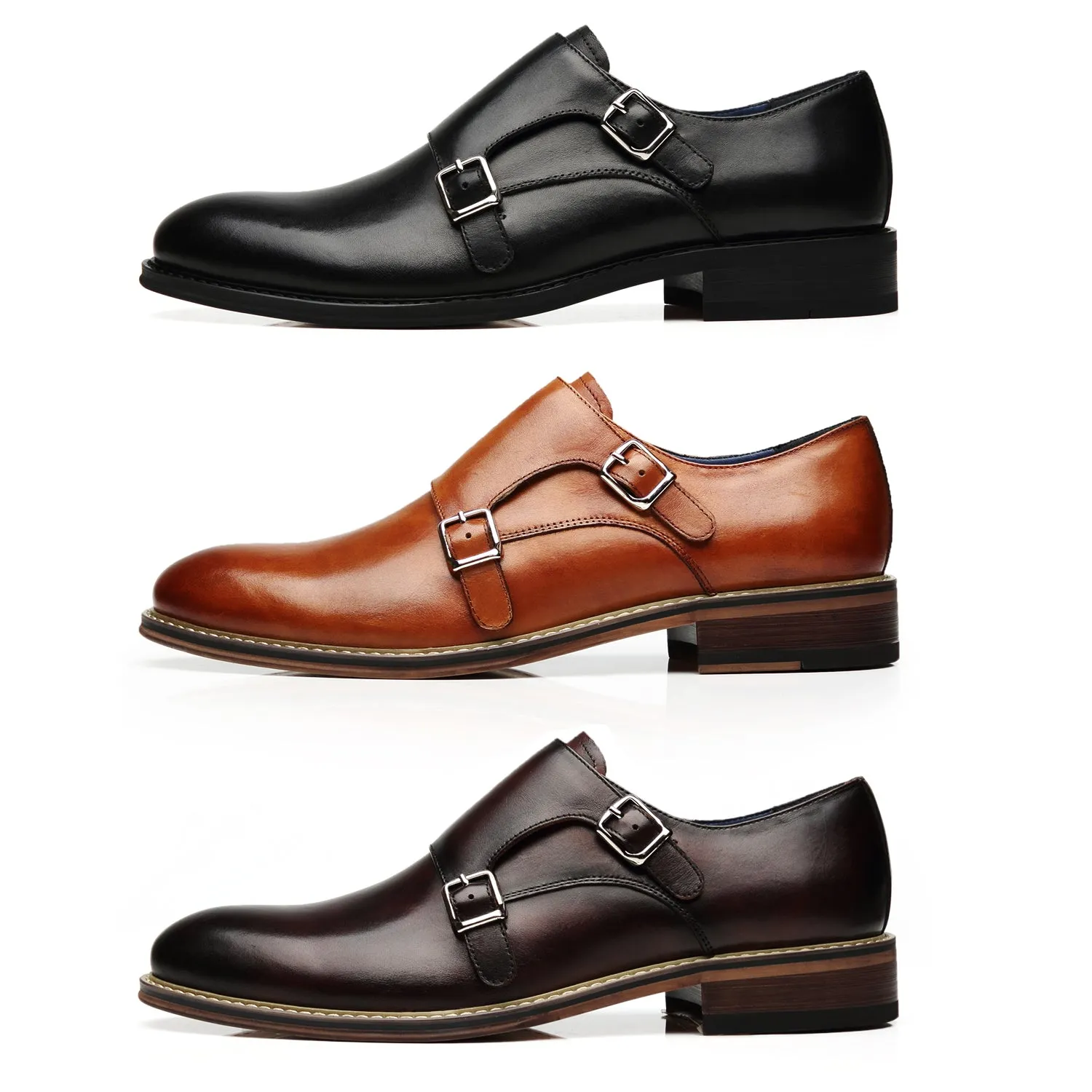 Men's Monk Strap Mendez-1-darkbrown