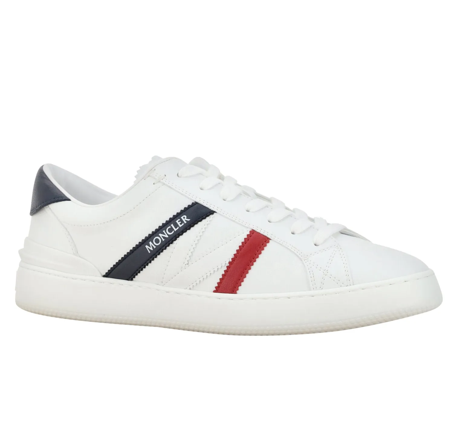 Moncler White Monaco M Men's Sneakers