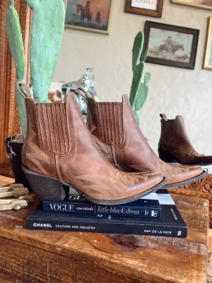 Old Gringo Gaucho Booties in Honey