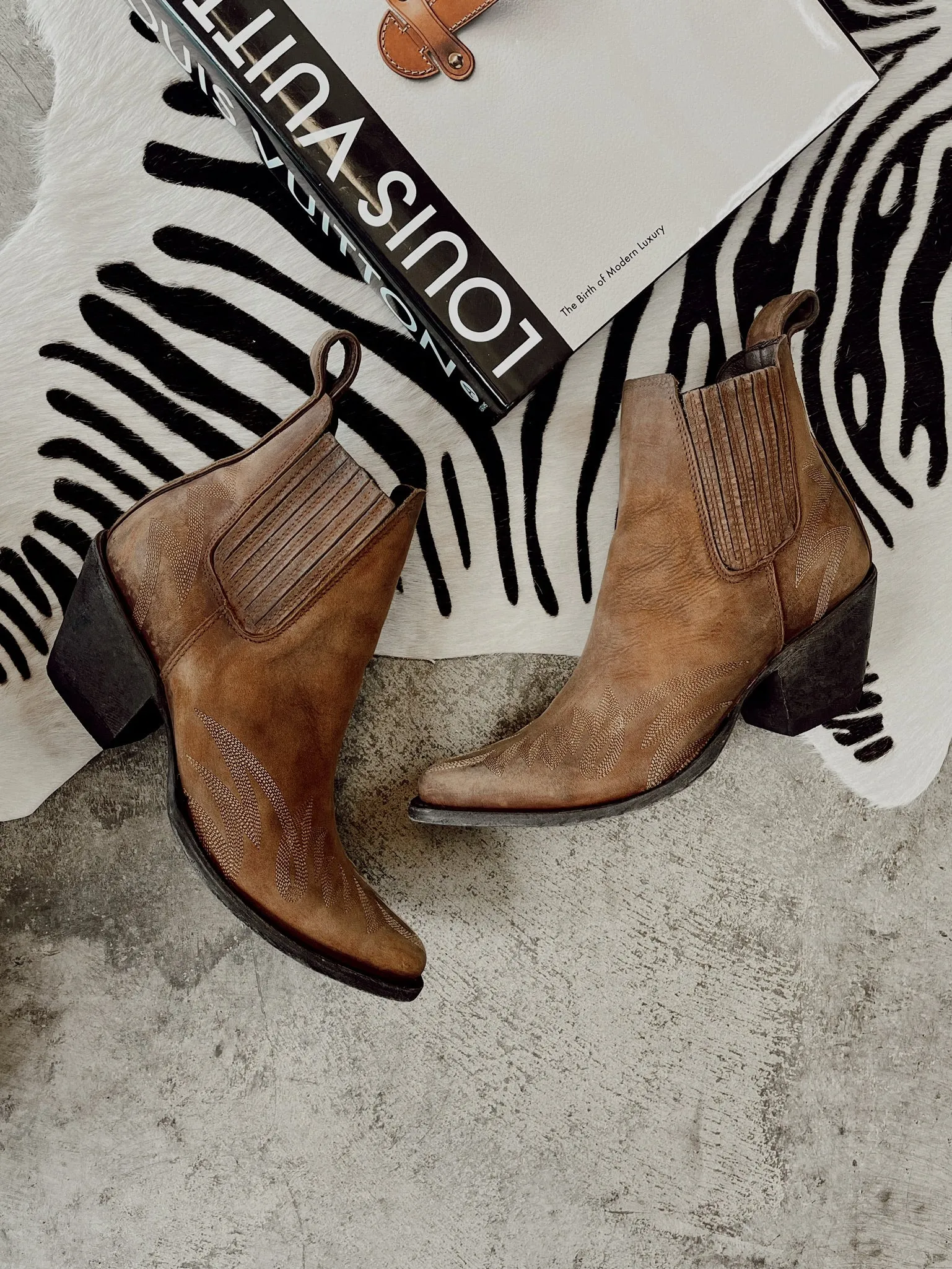 Old Gringo Gaucho Booties in Honey