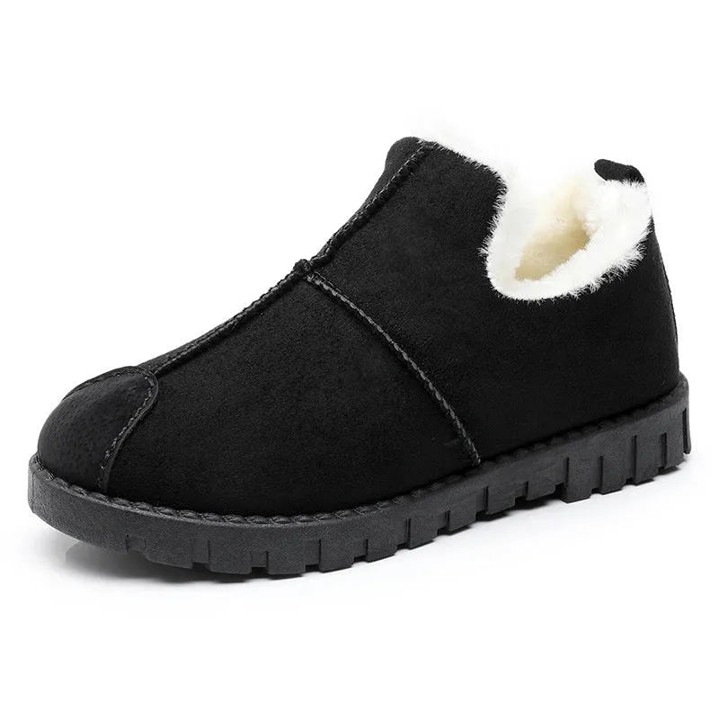 Owlkay Fashionable Women's Snow Boots Warm and Casual with Thick Soles