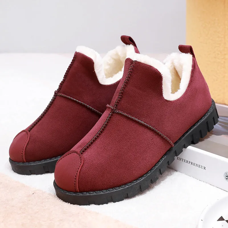 Owlkay Fashionable Women's Snow Boots Warm and Casual with Thick Soles