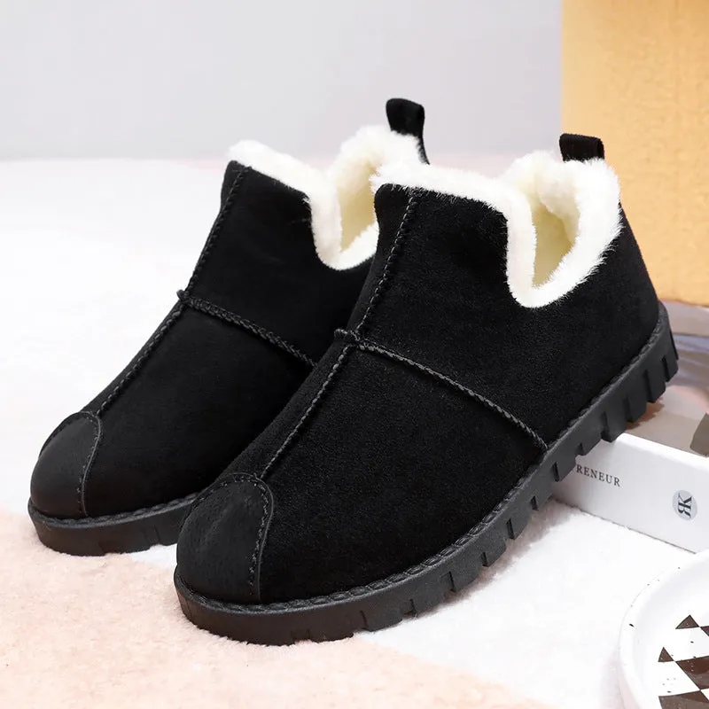 Owlkay Fashionable Women's Snow Boots Warm and Casual with Thick Soles