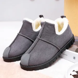 Owlkay Fashionable Women's Snow Boots Warm and Casual with Thick Soles