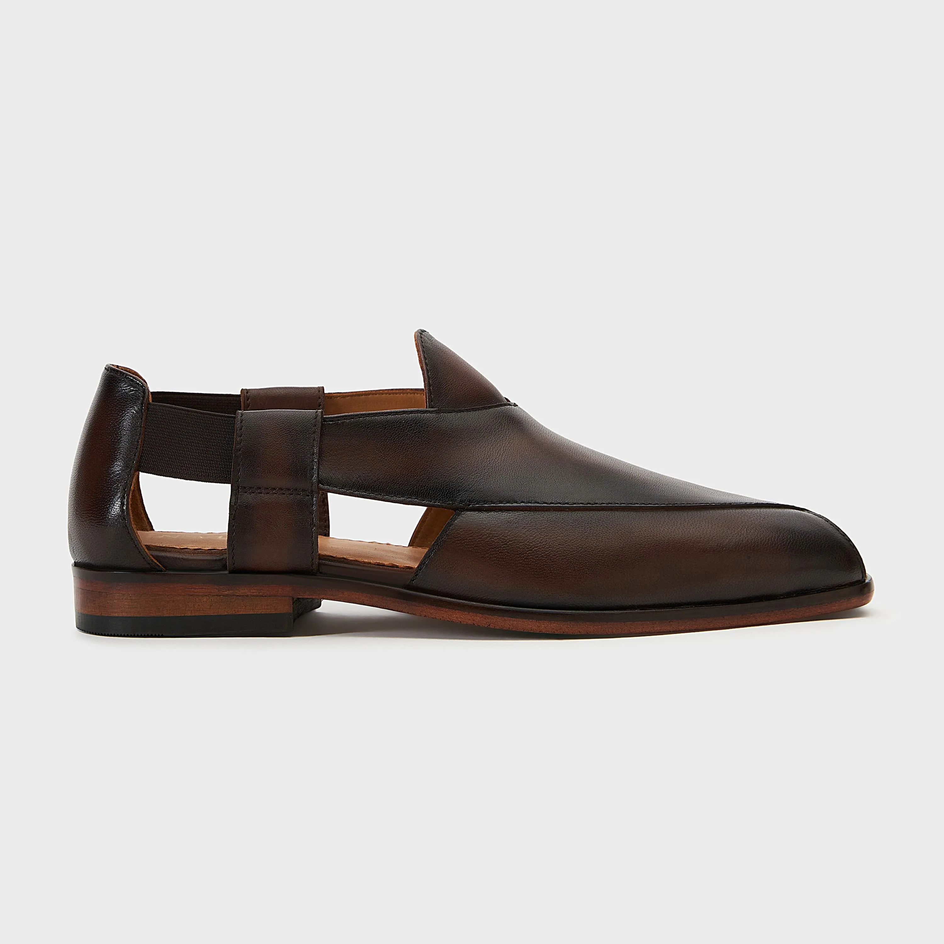 Peshauri | Choco Brown Leather