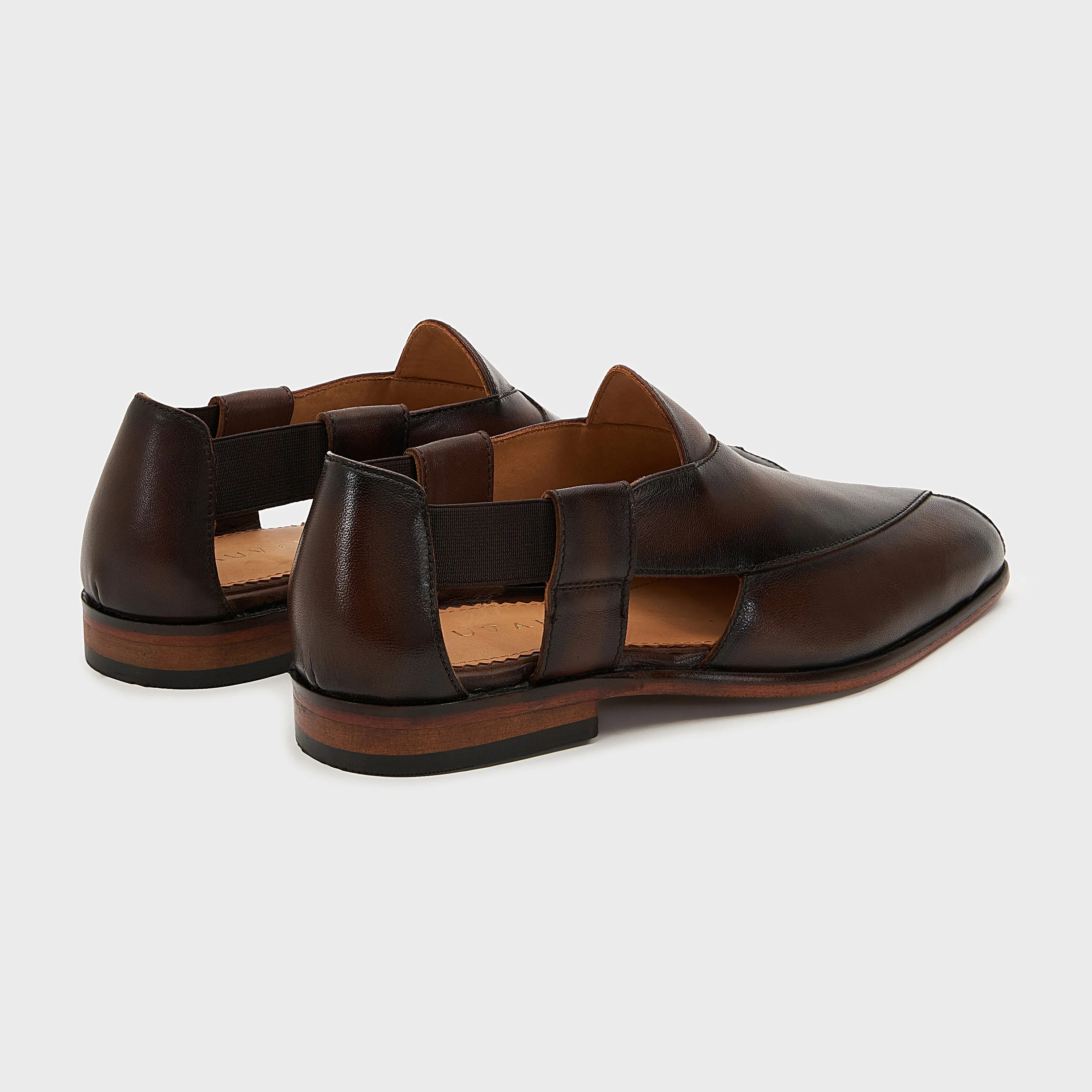 Peshauri | Choco Brown Leather