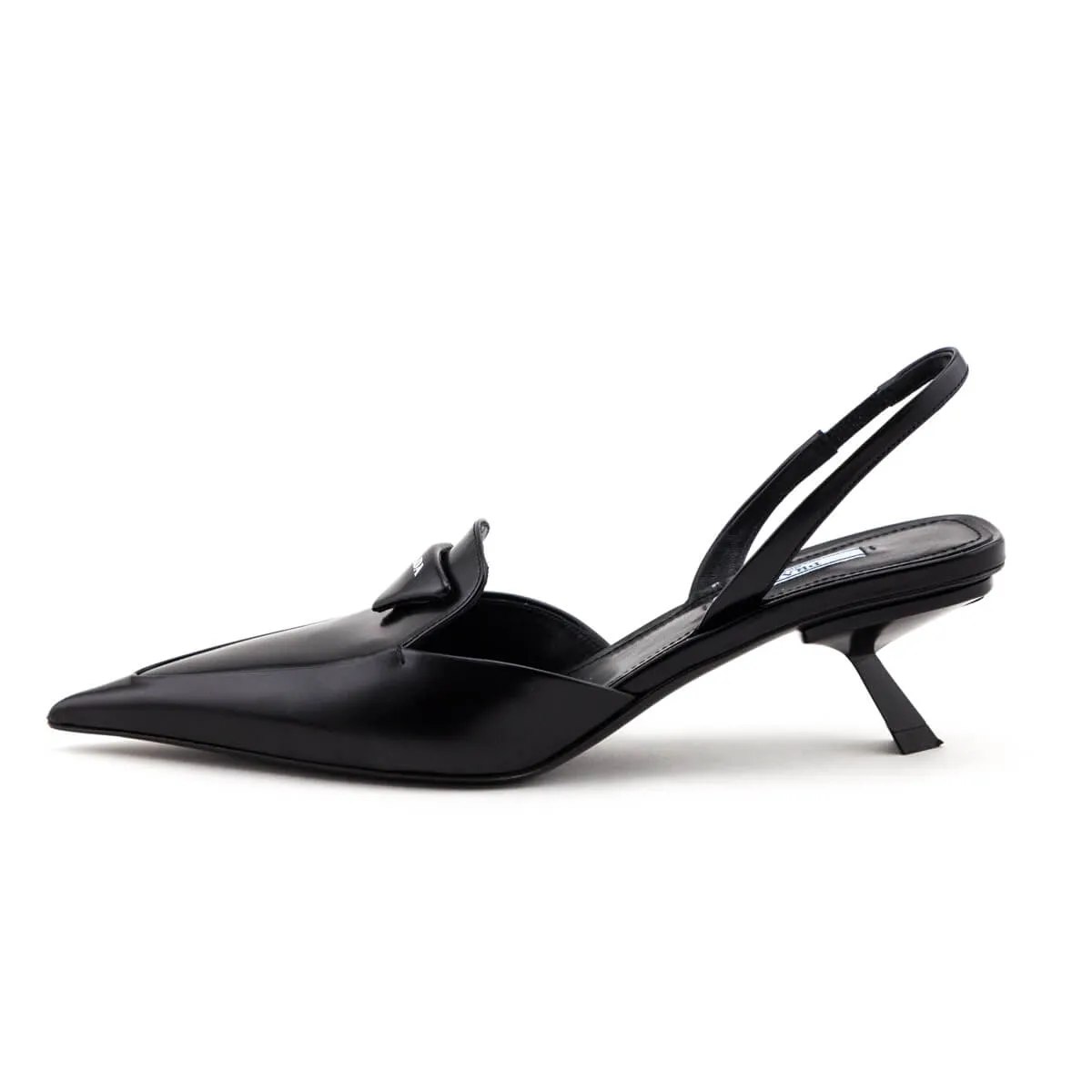 Prada Black Slingback Pumps Size US 8 | EU 38