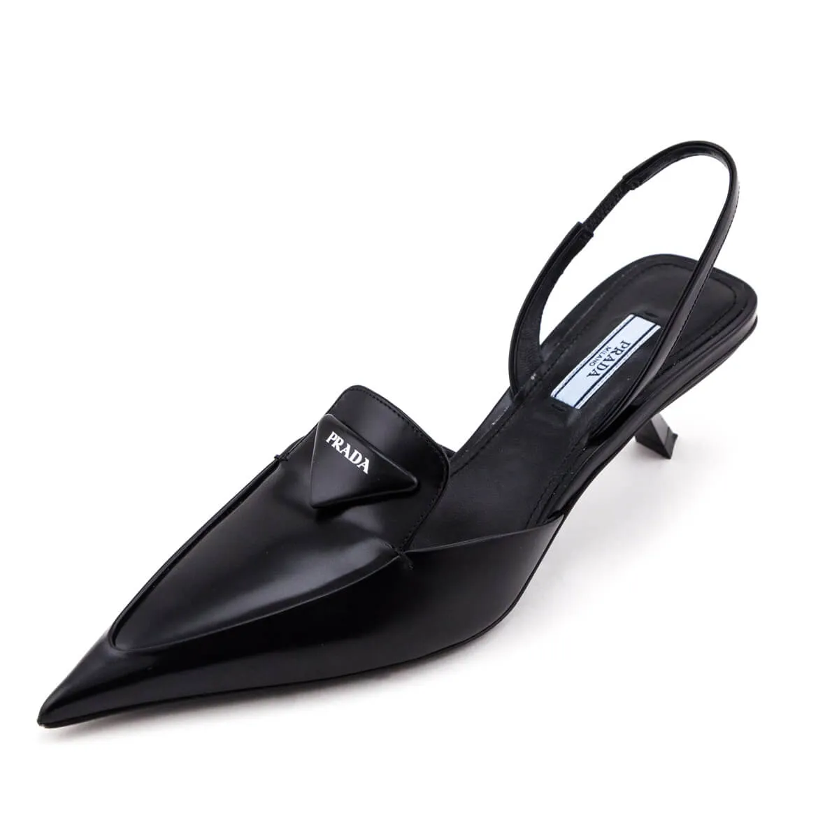 Prada Black Slingback Pumps Size US 8 | EU 38