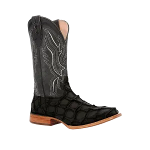 Rocky Boot Durango Premium Exotics Men's Matte Black Pirarucu Boot