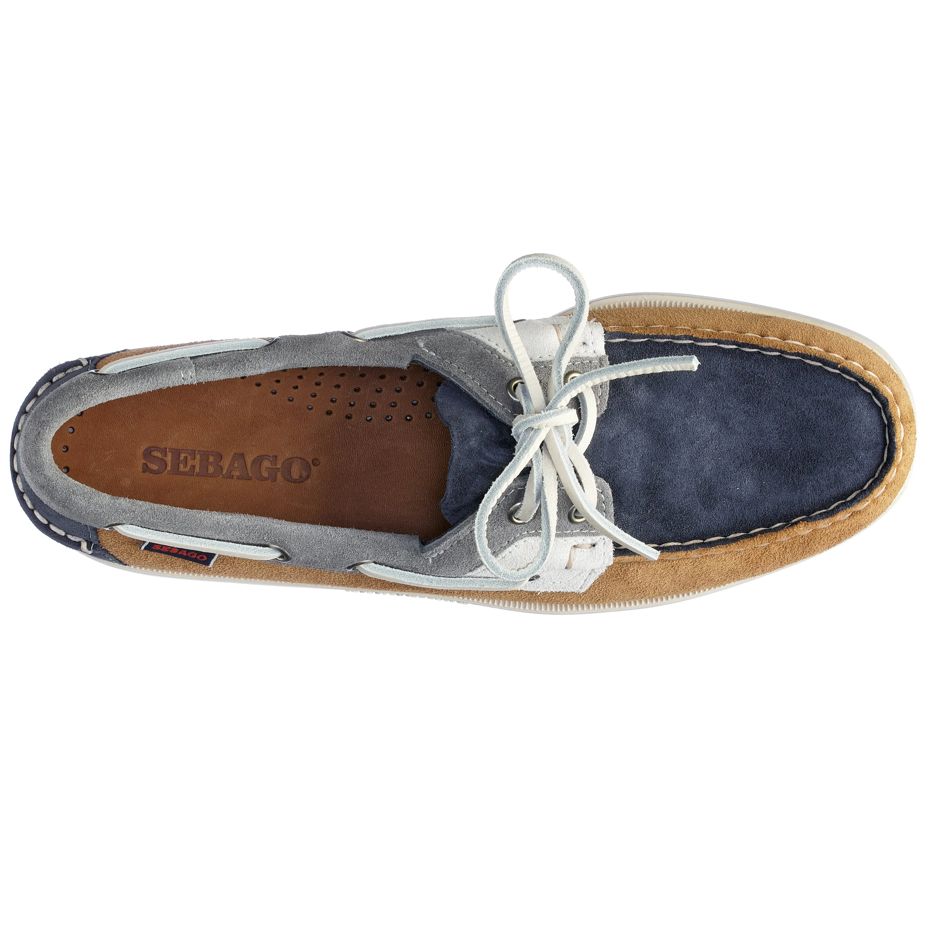 Rossisland Jib - Cognac & Denim & Slate & White