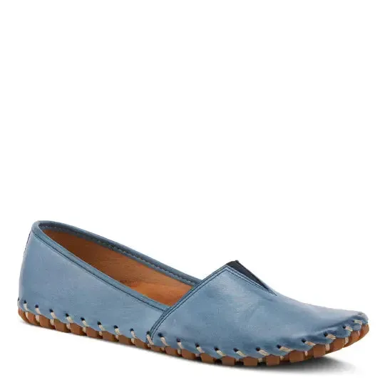 Spring Step Kathaleta Shoe - Blue Leather