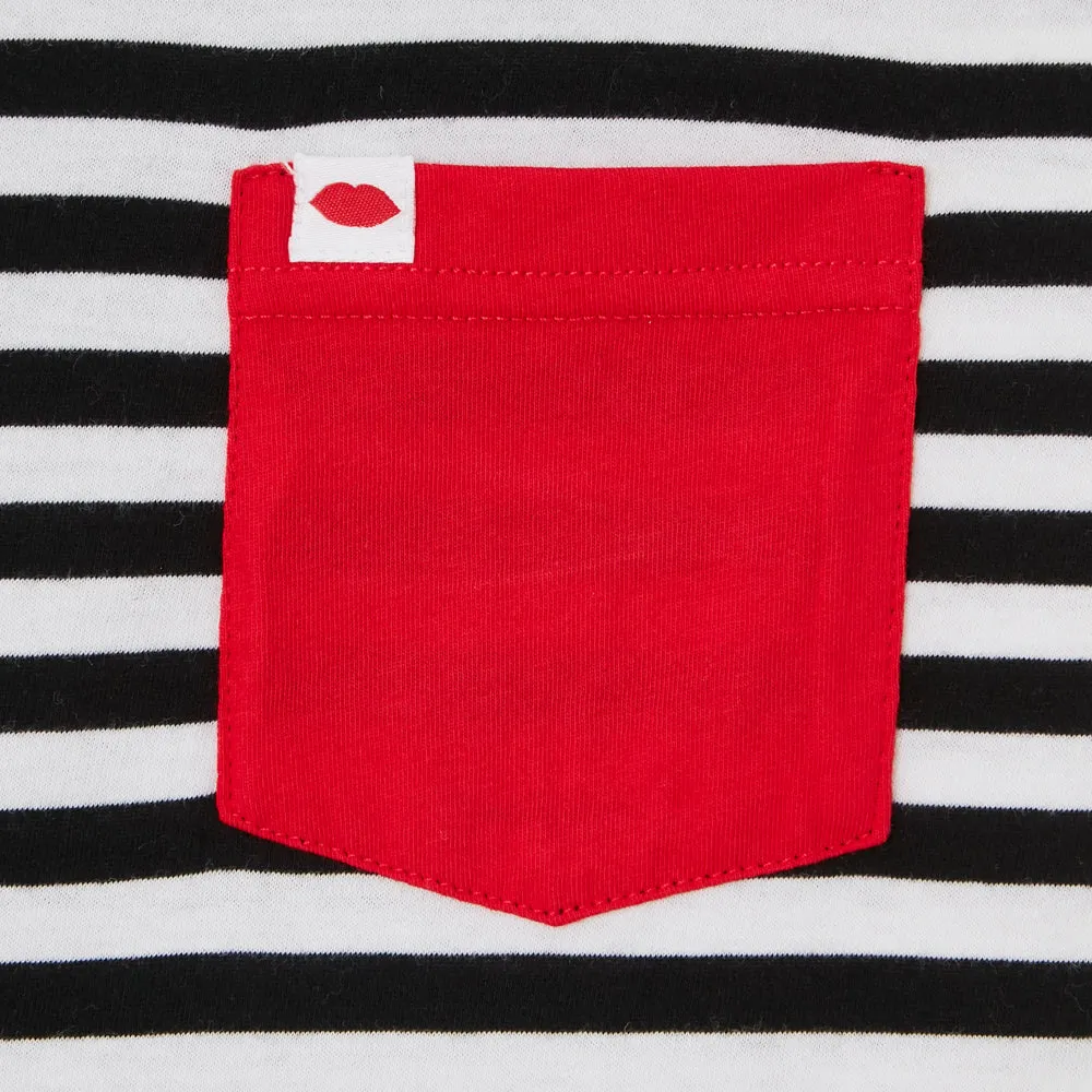 STRIPE POCKET MACIE T-SHIRT