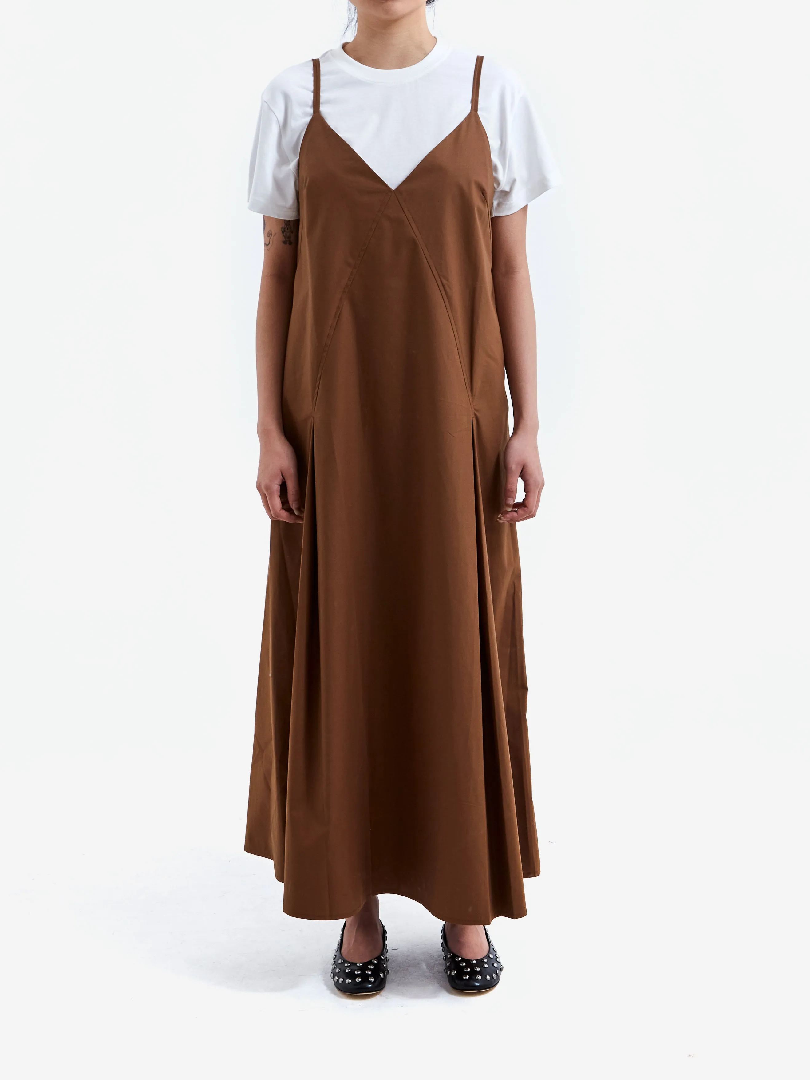 Studio Nicholson Oma Slip Dress - Almond