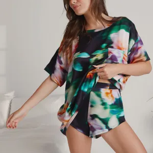 Washable Silk Tee Set