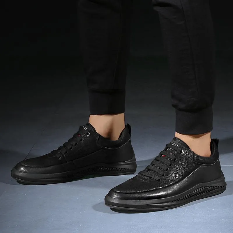West Louis Air Style Breathable Leather Sport Sneakers