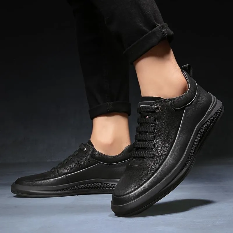 West Louis Air Style Breathable Leather Sport Sneakers
