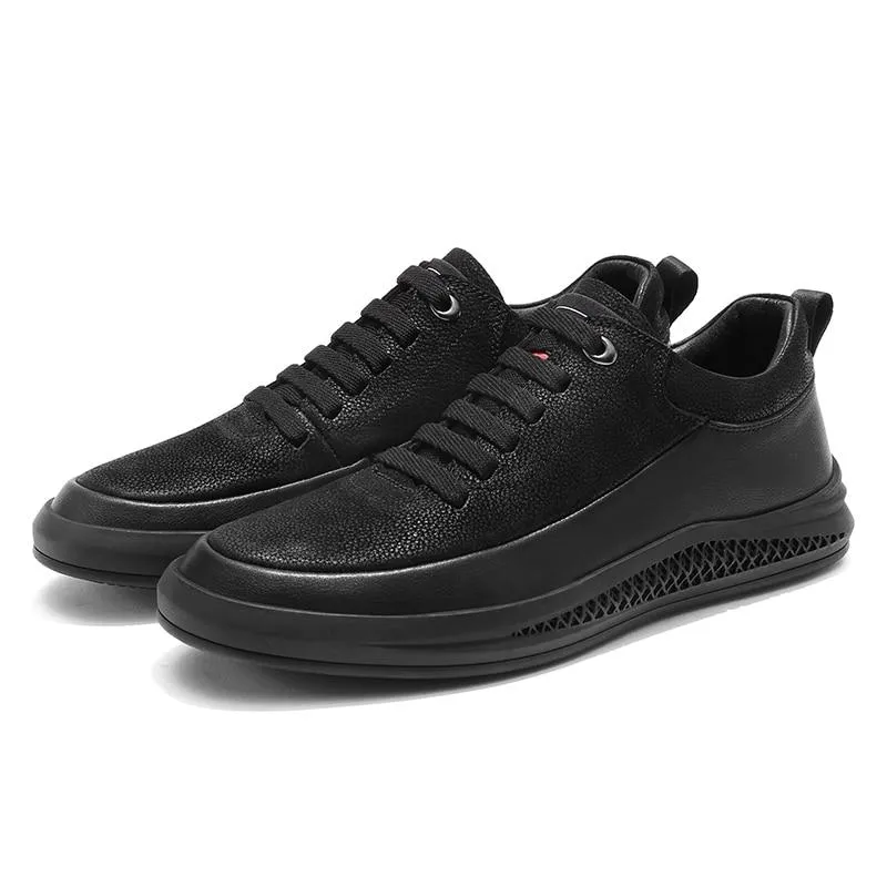 West Louis Air Style Breathable Leather Sport Sneakers
