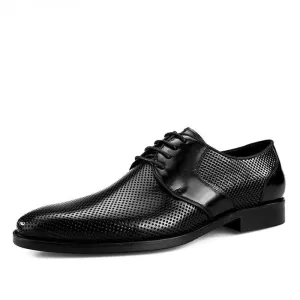 West Louis Breathable Genuine Leather Dress Shoes