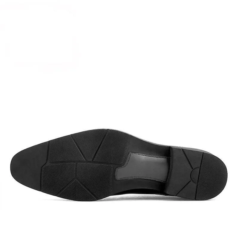 West Louis Breathable Genuine Leather Dress Shoes