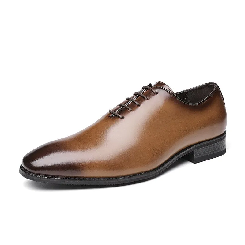West Louis British Gentleman Genuine Leather Classic Dress Shoes